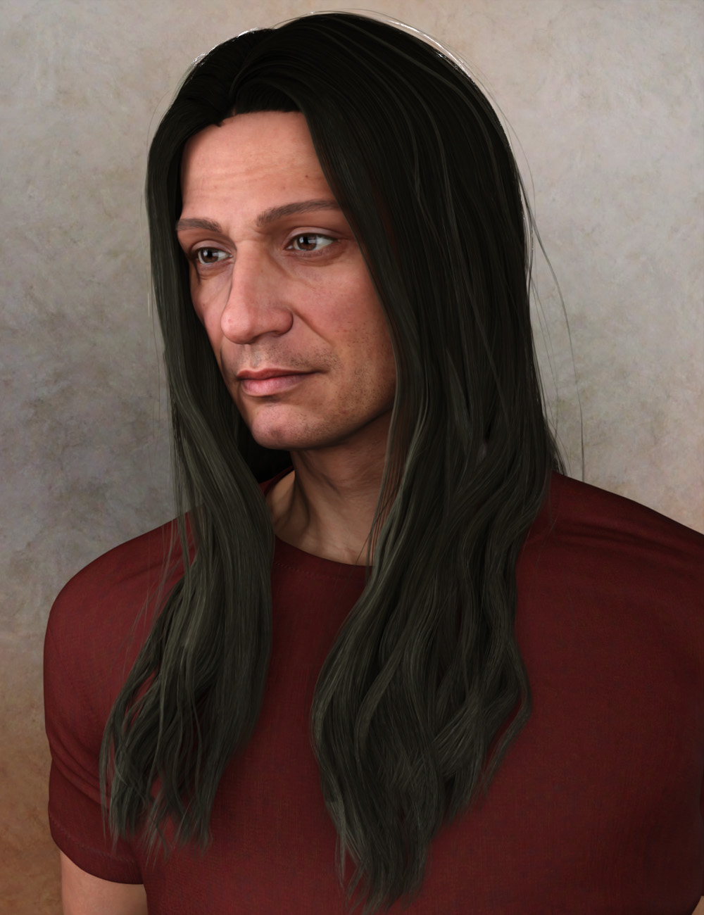 CL Long Natural Hair for Genesis 9 | Daz 3D