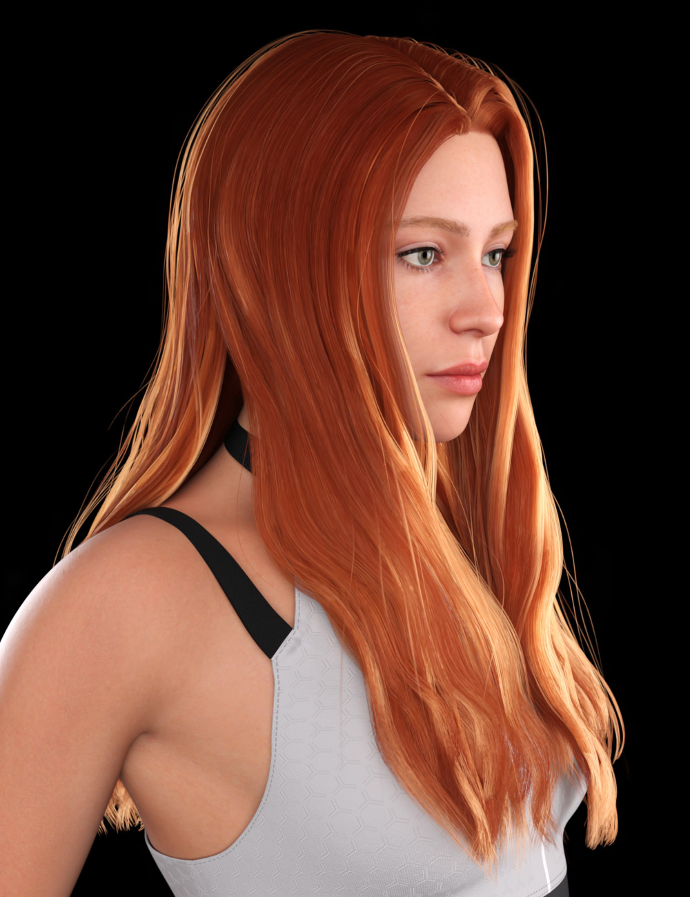 CL Long Natural Hair for Genesis 9 | Daz 3D