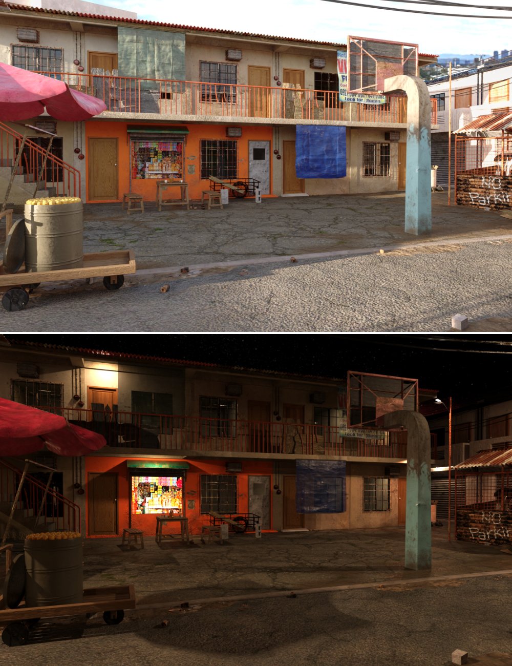 Street of Tondo 2 by: bituka3d, 3D Models by Daz 3D
