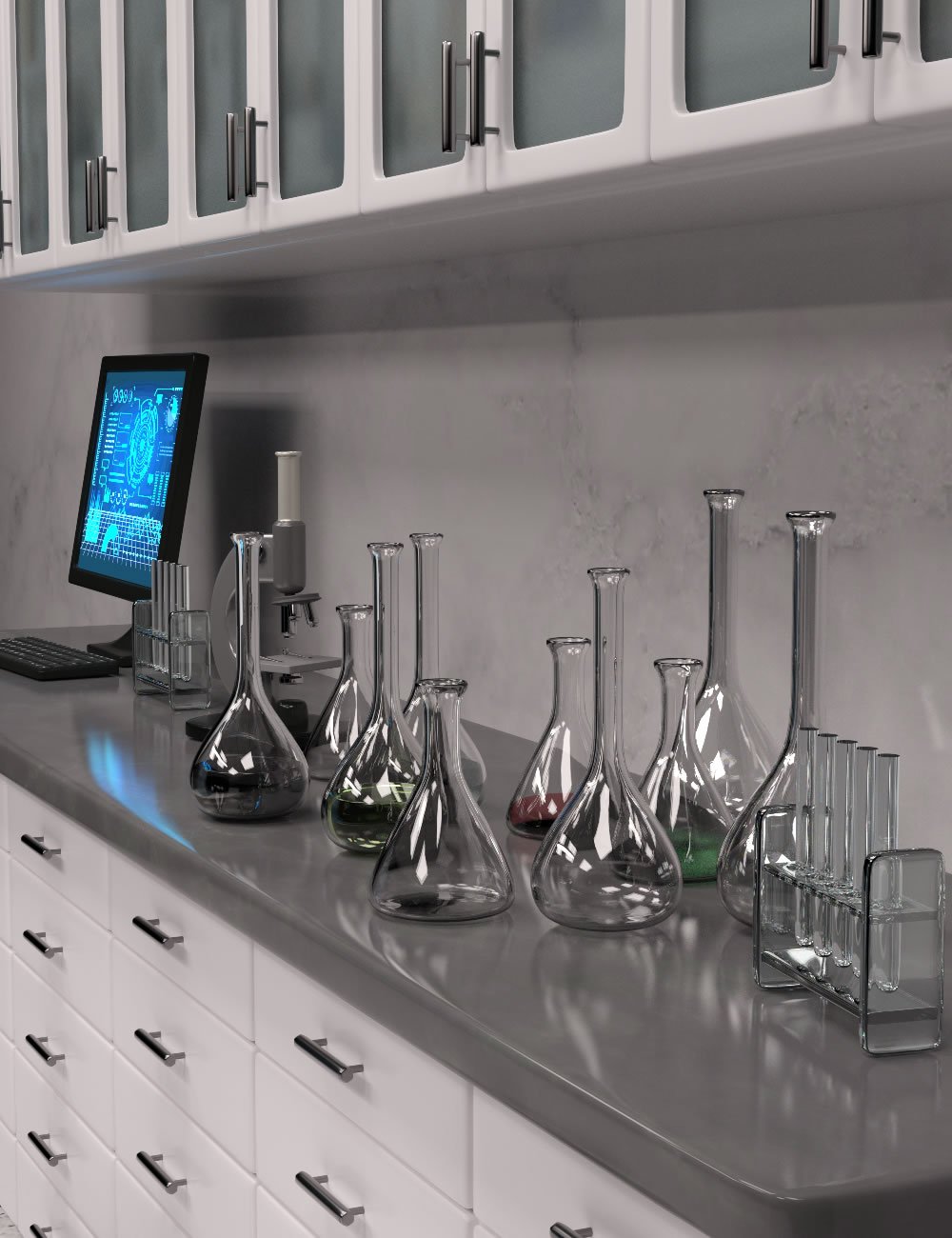 Mini Scenes Science Lab | Daz 3D