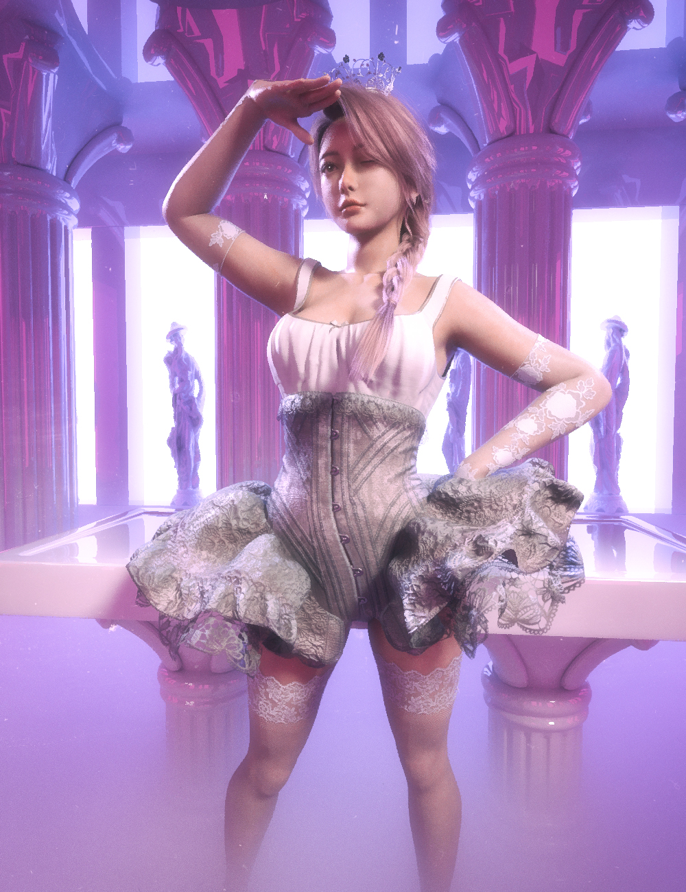 KuJ Fashion Lady Poses for Genesis 9 by: Kujira, 3D Models by Daz 3D