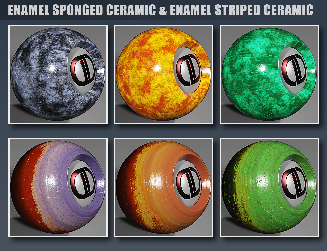 DD PBR Ceramic Shaders for Iray Vol 2 | Daz 3D