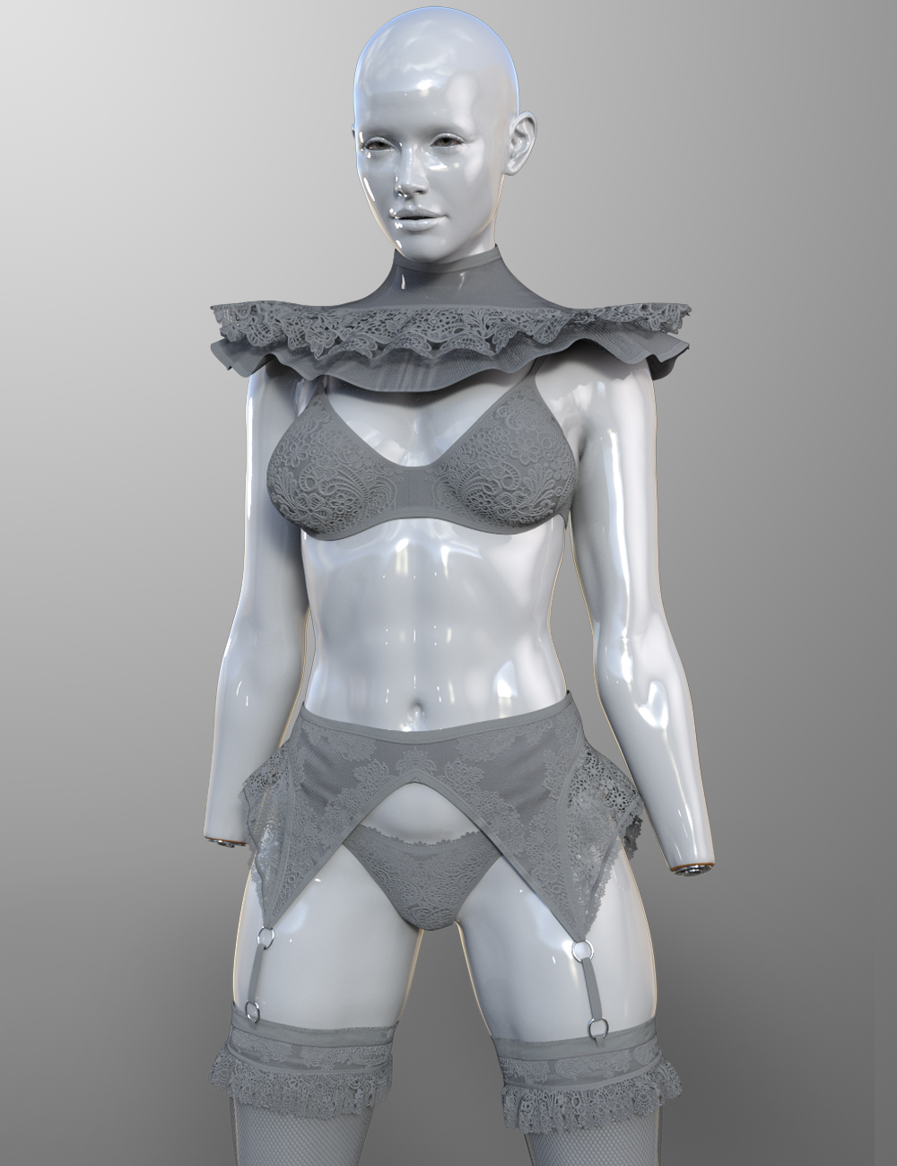 X-Fashion Maitresse Lingerie for Genesis 9 by: xtrart-3d, 3D Models by Daz 3D