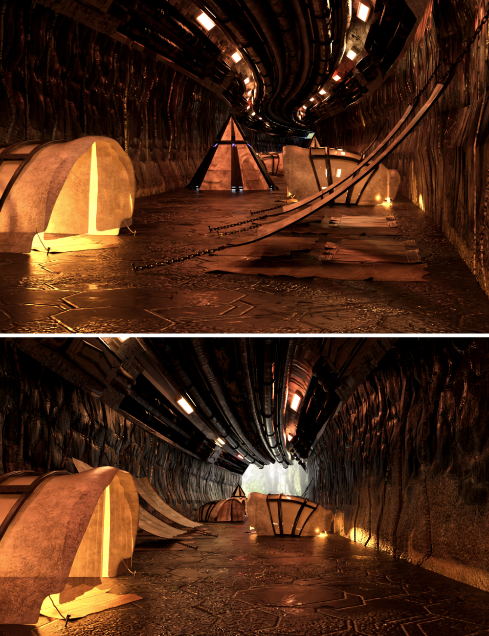 Future Underground Tunnel by: bituka3d, 3D Models by Daz 3D