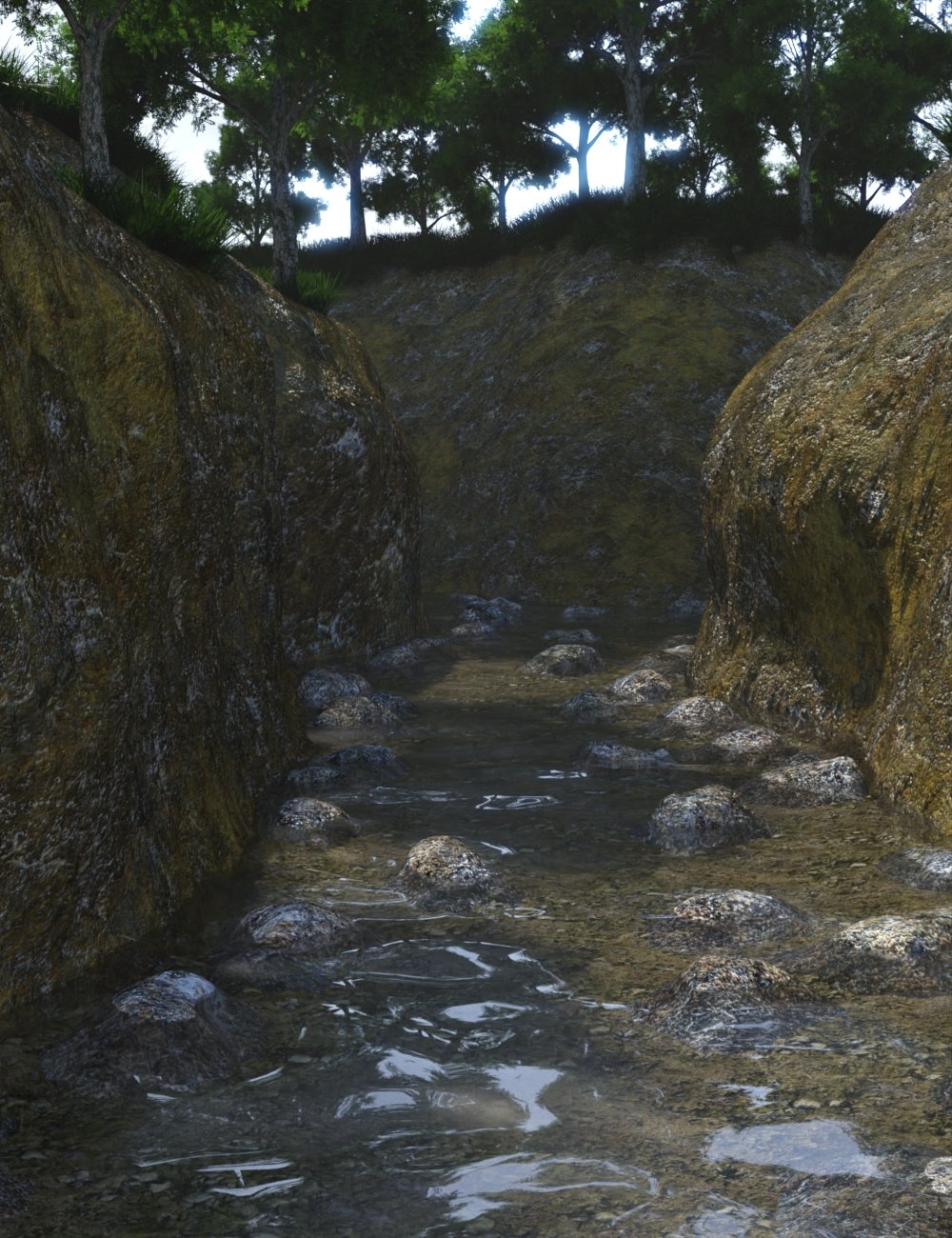 Small Canyon by: JeffersonAF, 3D Models by Daz 3D