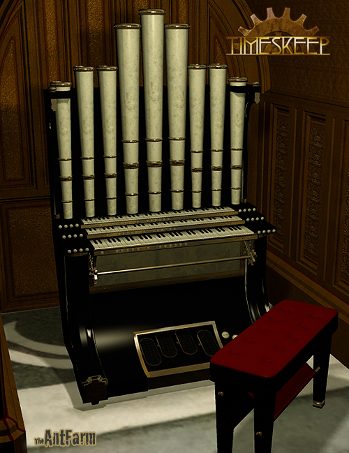 TimesKeep Organ by: The AntFarm, 3D Models by Daz 3D