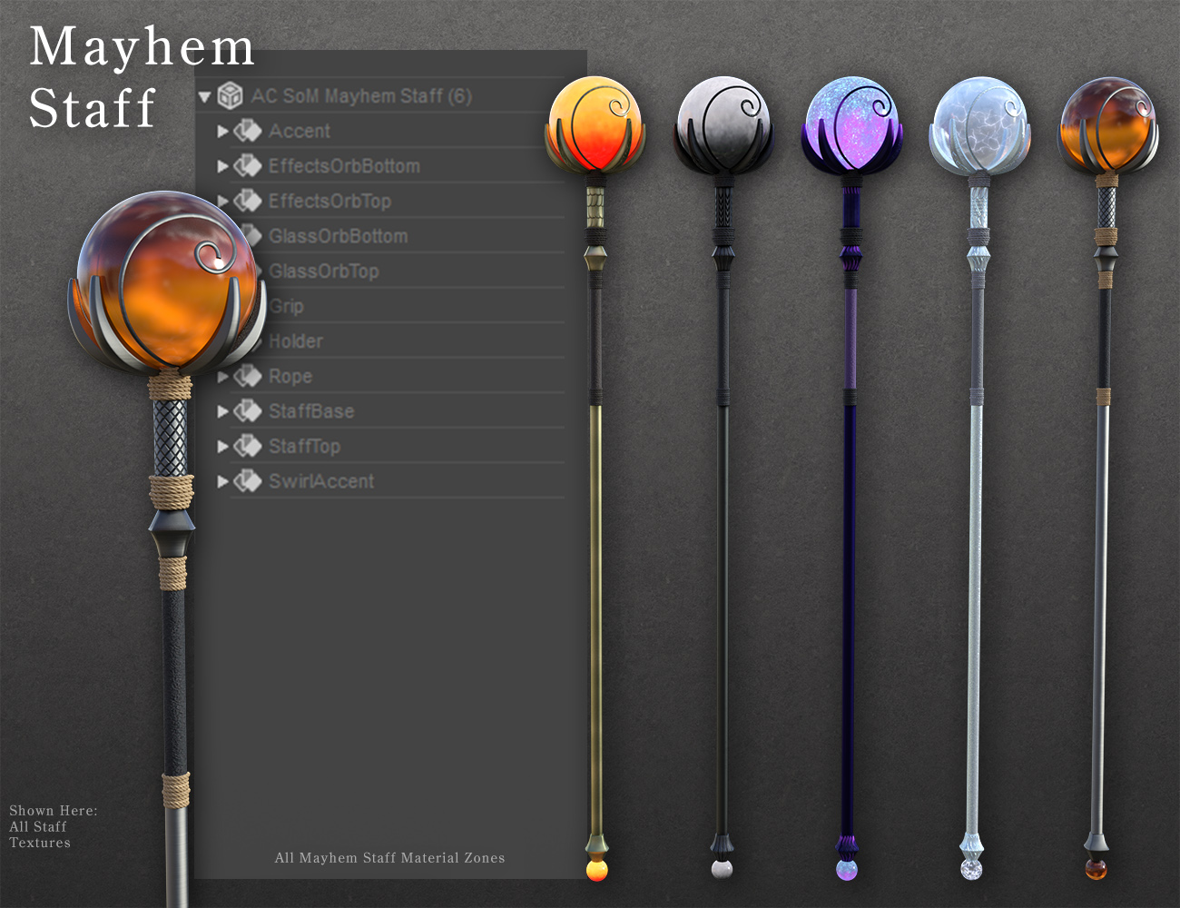 Magic Routine Around Genesis Staves of Magic for Genesis 8, 8.1, and 9 | Daz 3D
