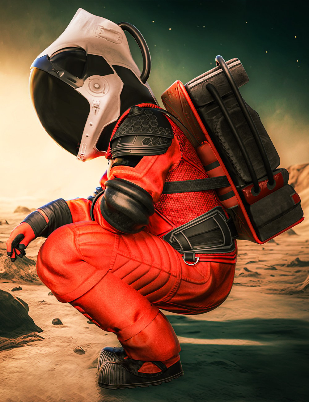 Space Suit Outfit Texture Add On by: fefecoolyellow, 3D Models by Daz 3D