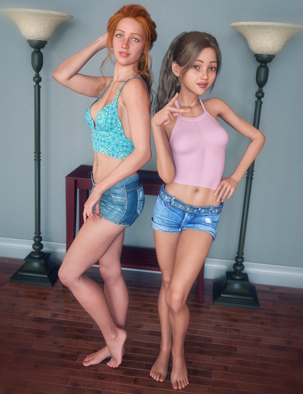 MMX Feminine Poses 2 for Genesis 9 by: Mattymanx, 3D Models by Daz 3D