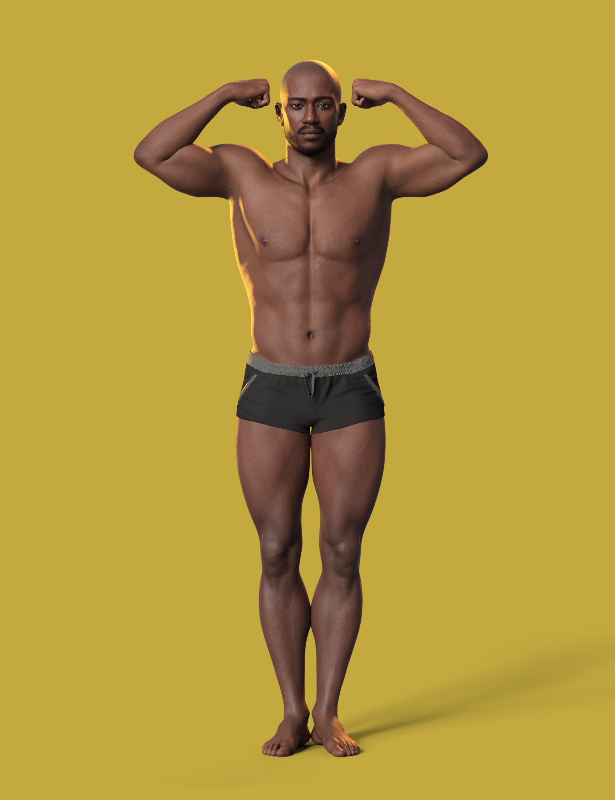 Clip Art Body Builder Poses - Bodybuilder Png, Transparent Png - kindpng