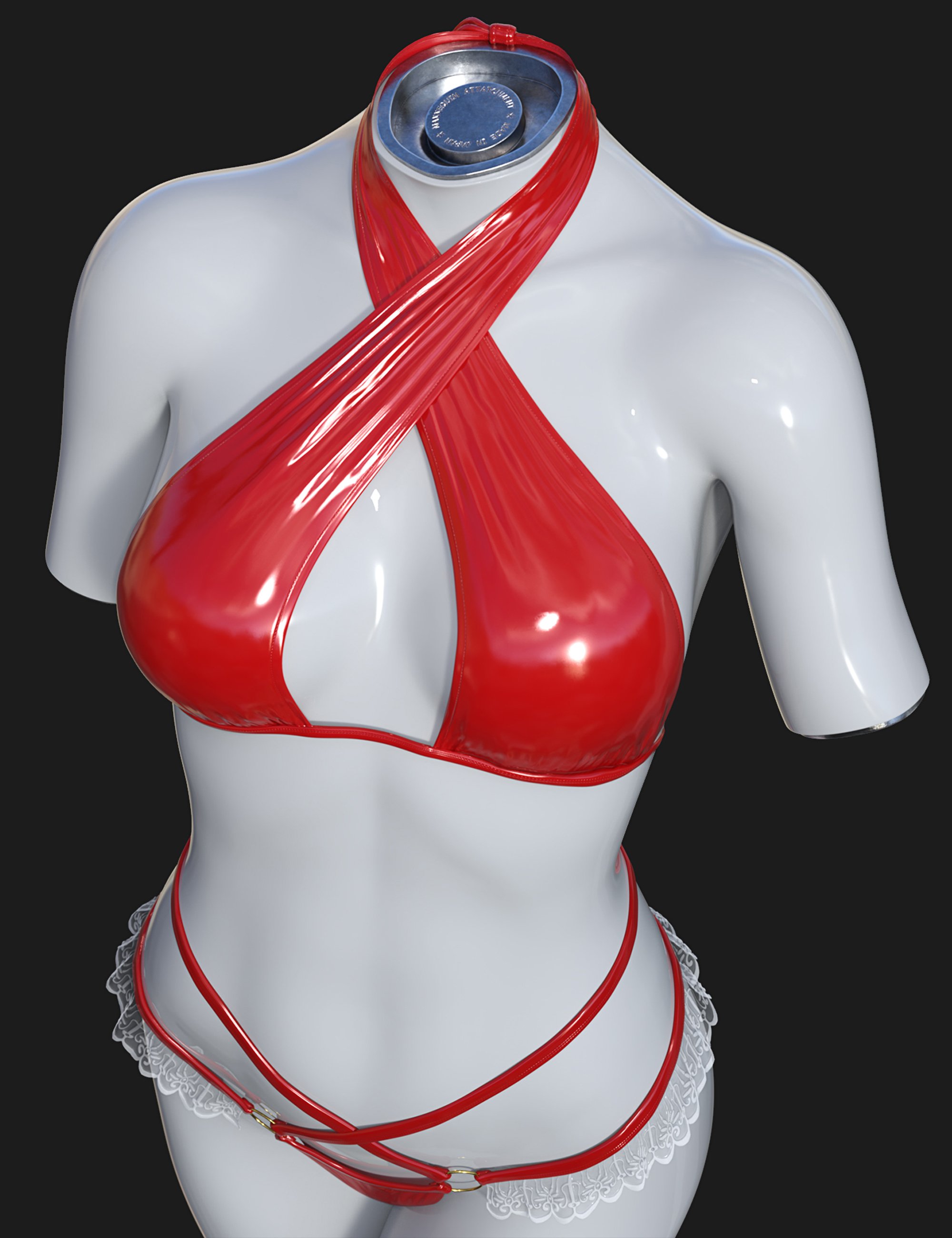 dForce SU Sexy Bikini for Genesis 9, 8.1, and 8 Female by: Sue Yee, 3D Models by Daz 3D