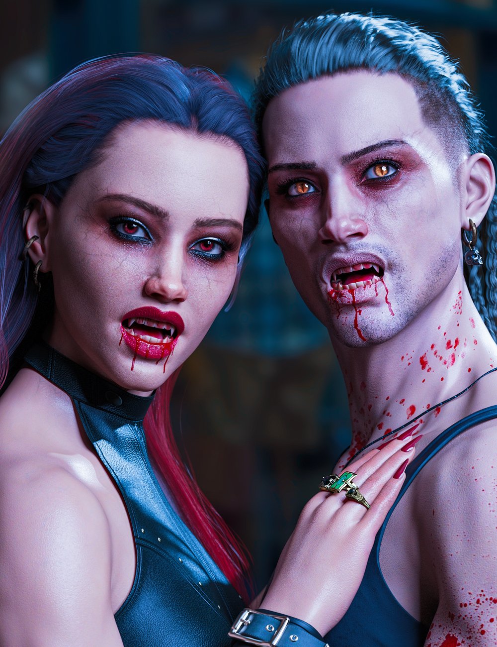 Beatrice And Bartholemew For Genesis 9 by: Colm Jackson, 3D Models by Daz 3D