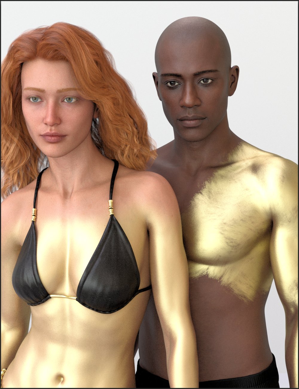 Metallic Body Paint for Genesis 9 by: Khory, 3D Models by Daz 3D