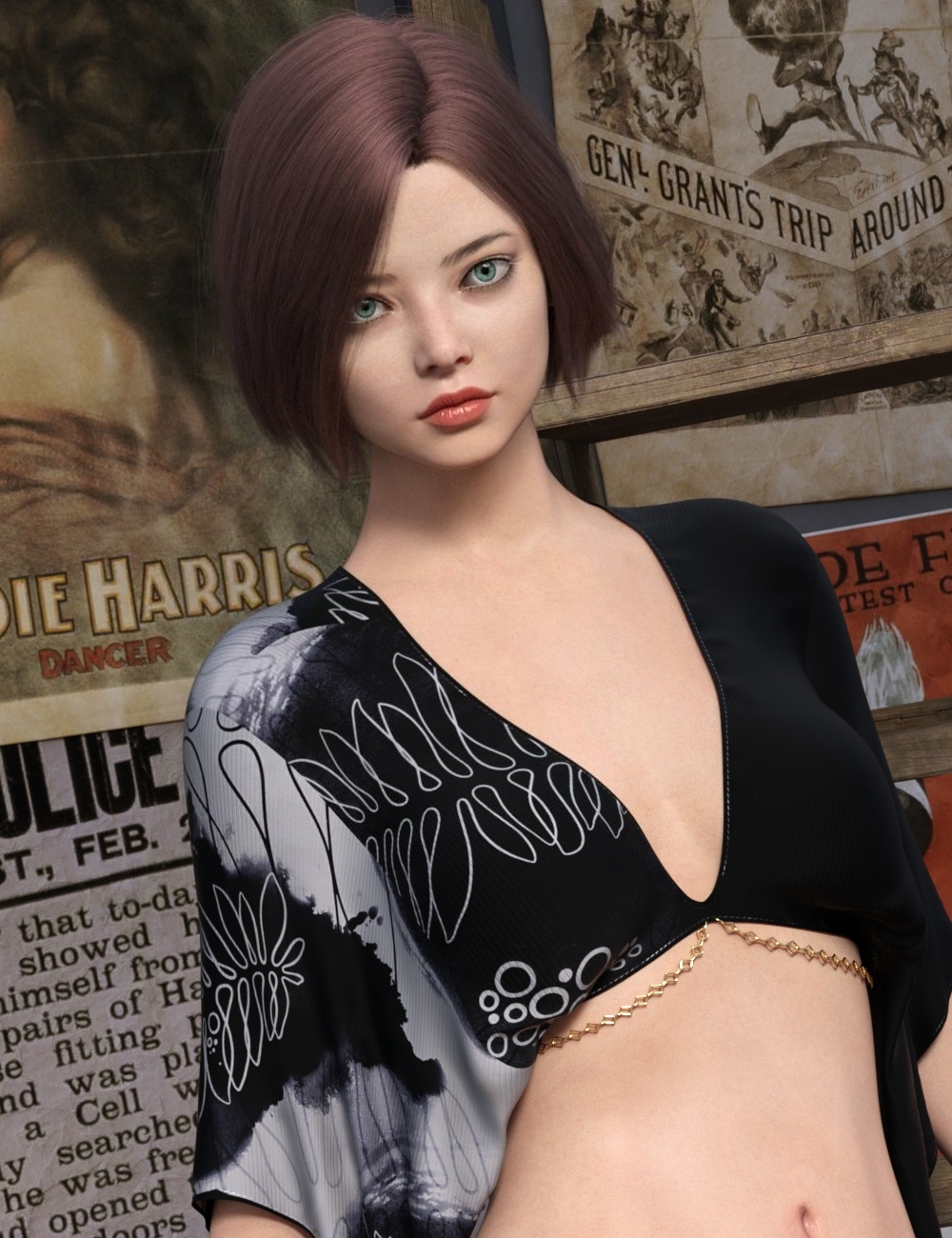 EG Huqn HD for Genesis 9 by: , 3D Models by Daz 3D