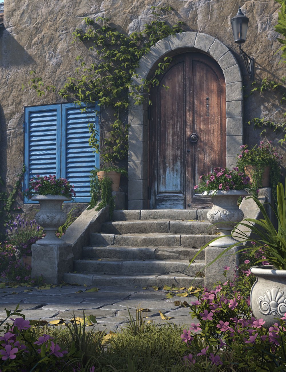 Mediterranean Haven by: Stonemason, 3D Models by Daz 3D