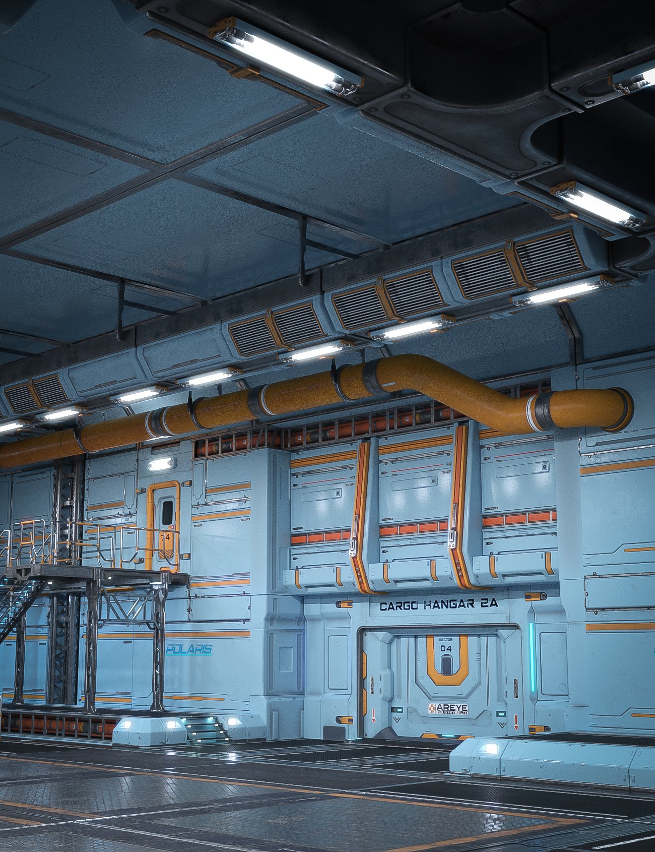 Polaris Hangar by: petipet, 3D Models by Daz 3D