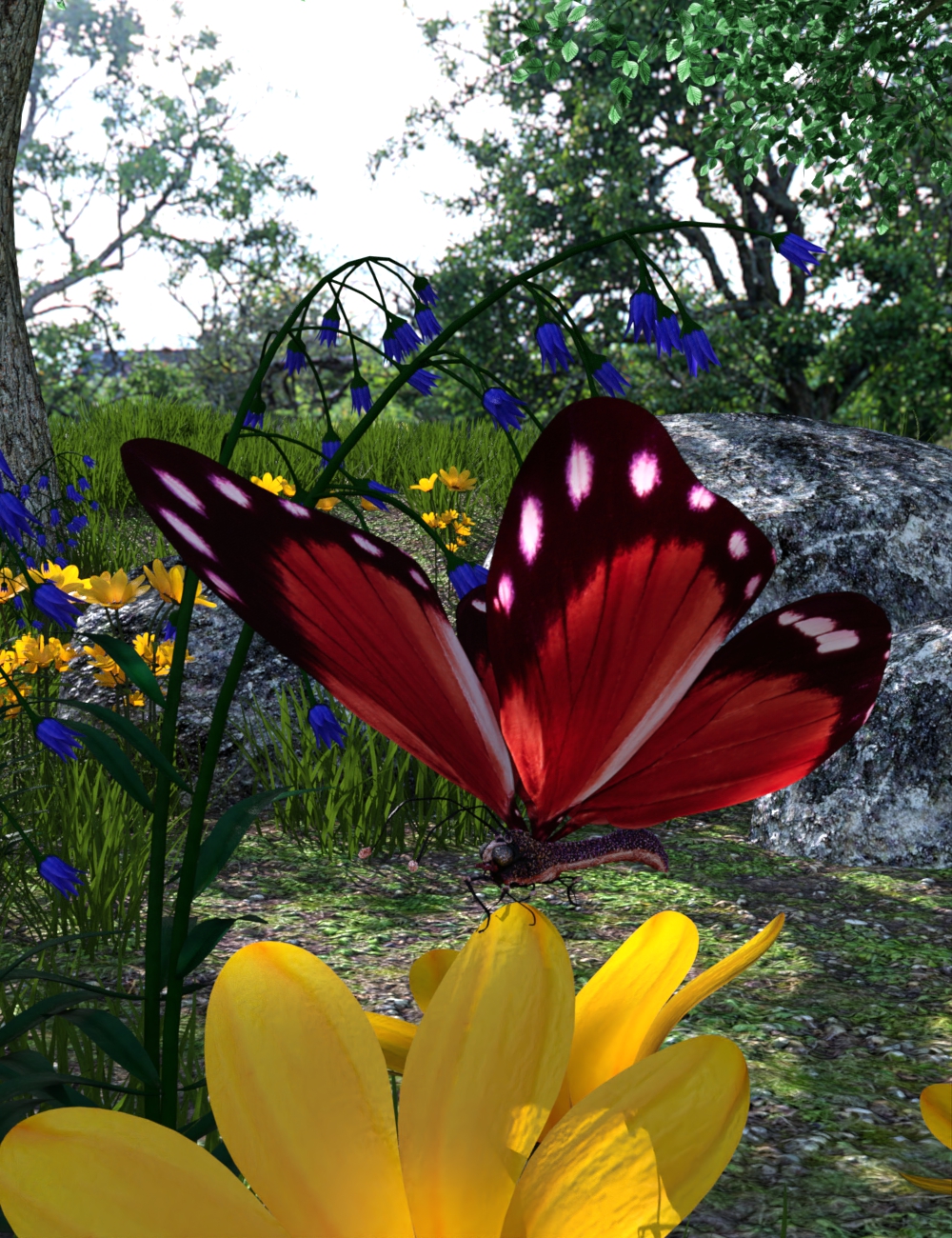 My Butterfly by: JeffersonAF, 3D Models by Daz 3D
