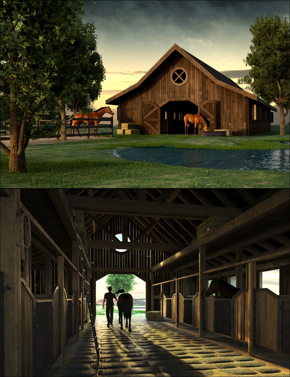 The Stable by: Mytilus, 3D Models by Daz 3D