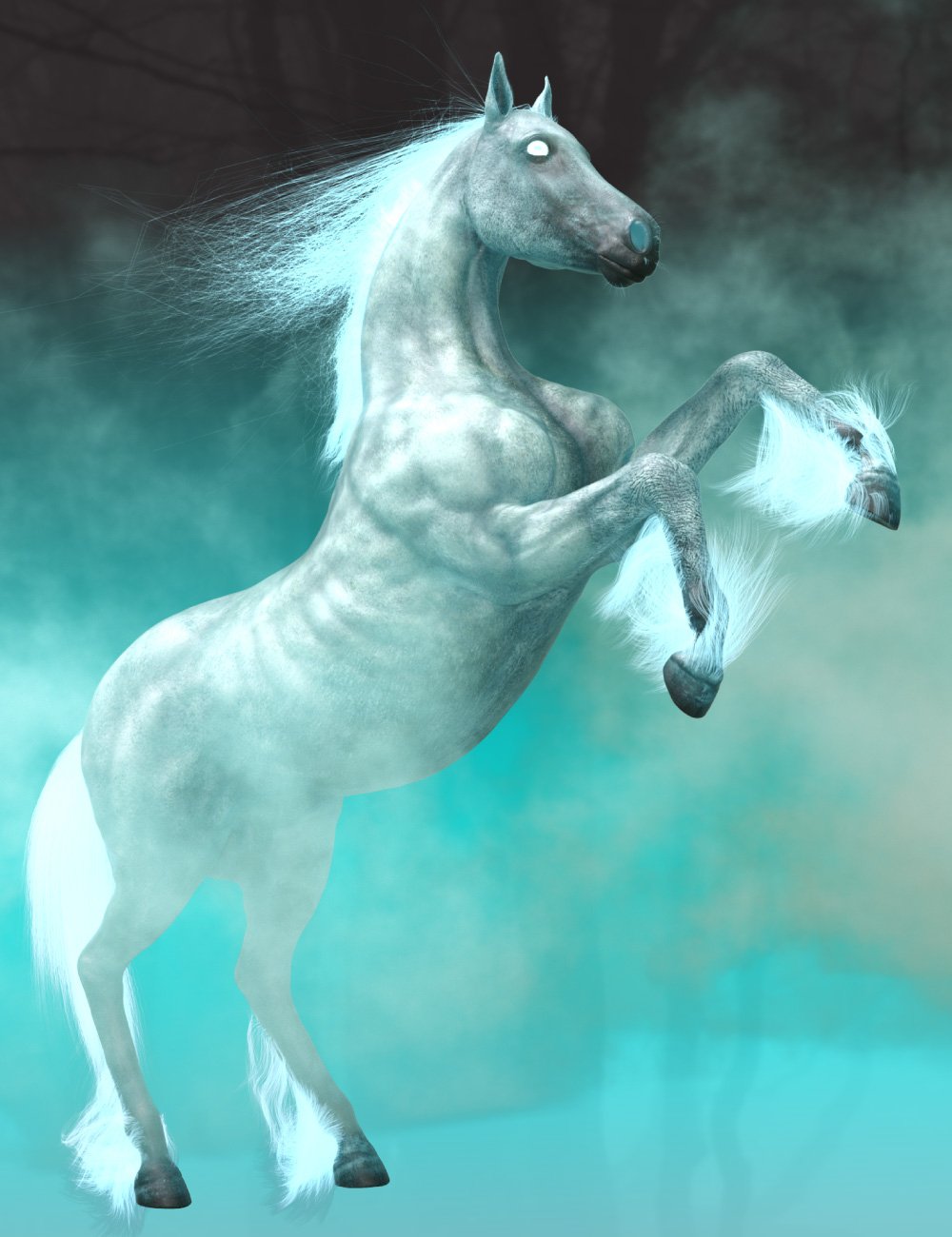 DA Spectral Horse for Horse 3 by: Design Anvil, 3D Models by Daz 3D