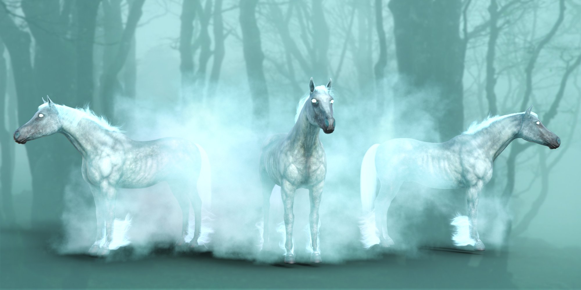 DA Spectral Horse for Horse 3 | Daz 3D