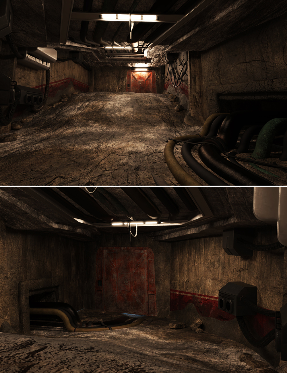 Survival Underground Sci-Fi by: Tesla3dCorp, 3D Models by Daz 3D