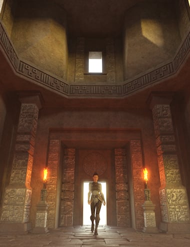Aztec Architecture 1 | Daz 3D