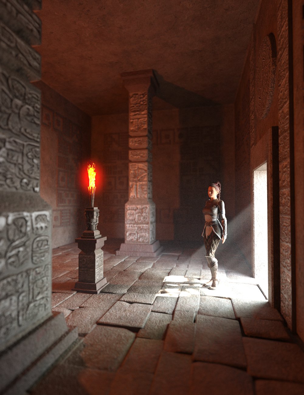 Aztec Architecture 1 | Daz 3D