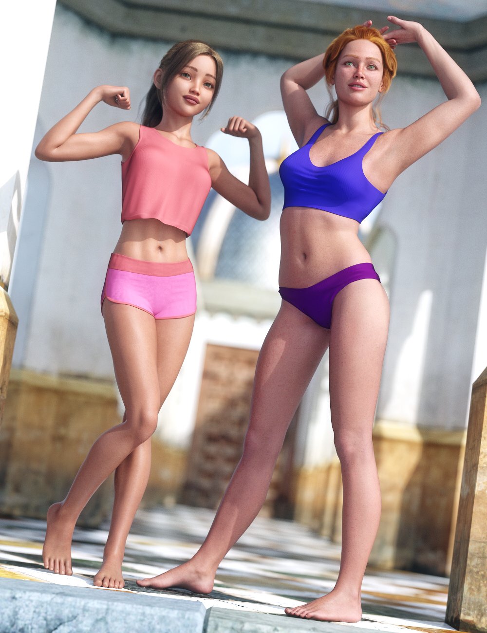 MMX Feminine Poses 3 for Genesis 9 by: Mattymanx, 3D Models by Daz 3D