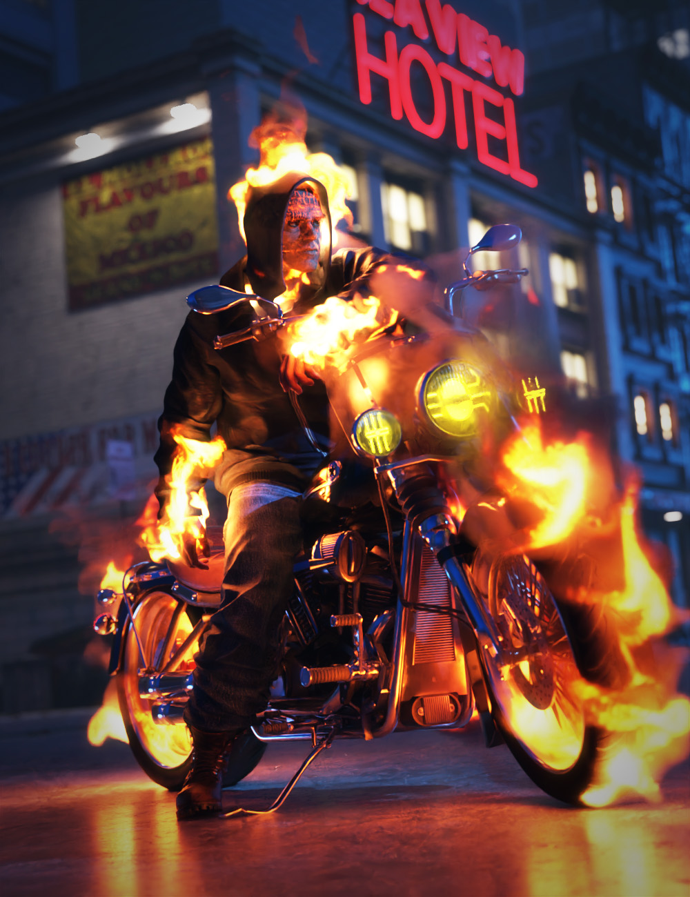 VDB Hell Rider by: KindredArtsRavenLoor, 3D Models by Daz 3D