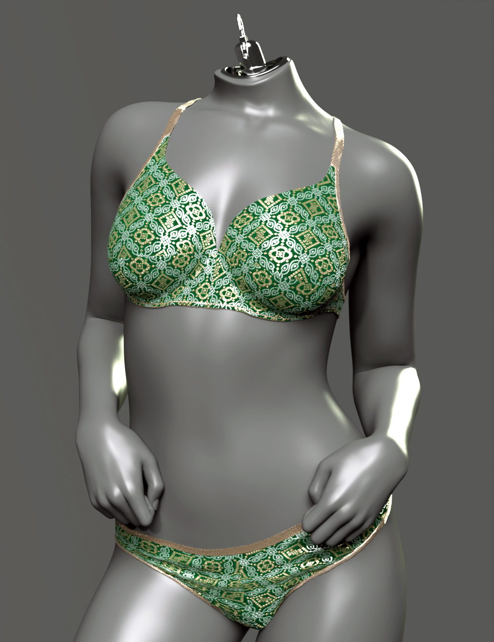 dForce Endy Bikini for Genesis 9, 8.1 and 8 Female by: SUSHMART, 3D Models by Daz 3D