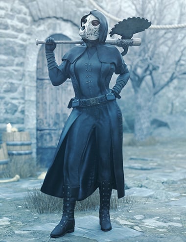 dForce Arrival of Death Outfit for Genesis 9