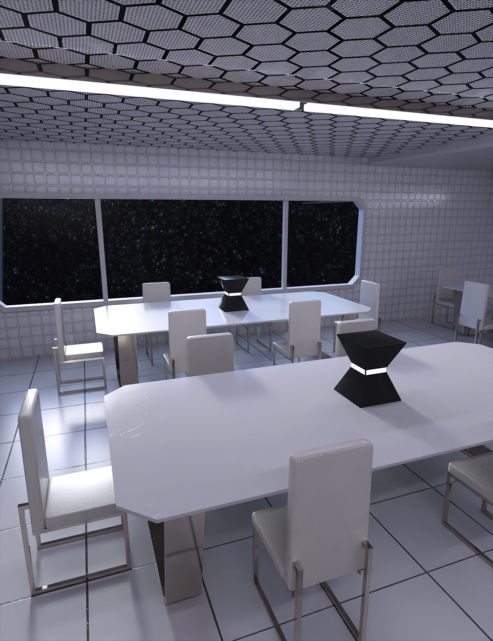 FH Sci-Fi Dining Room by: Foxhound, 3D Models by Daz 3D