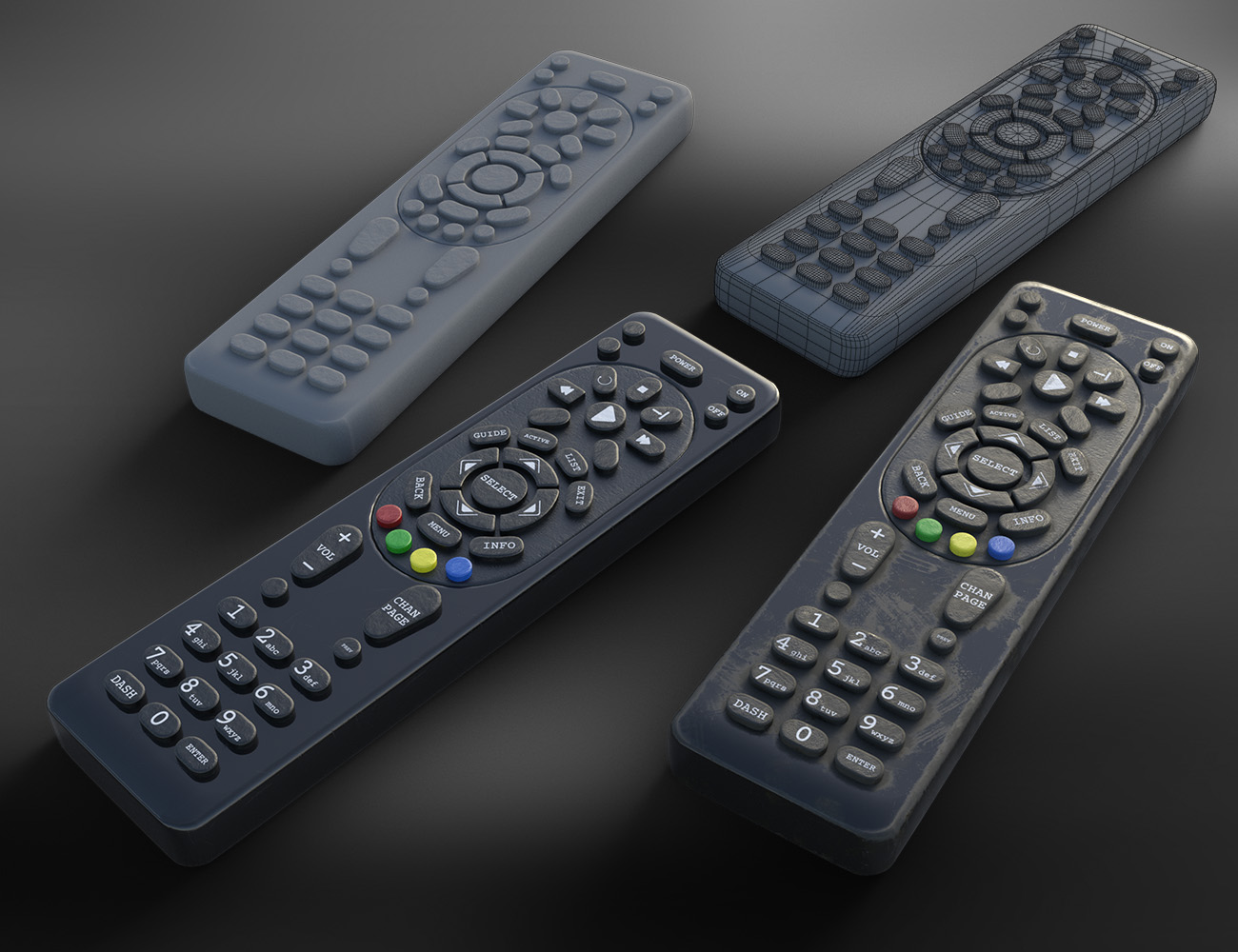 Remotes and Controllers Props | Daz 3D