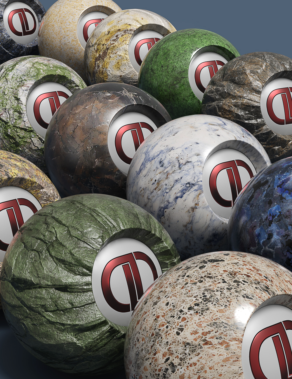 DD PBR Granite Shaders for Iray Vol 3 by: Digital Delirium, 3D Models by Daz 3D