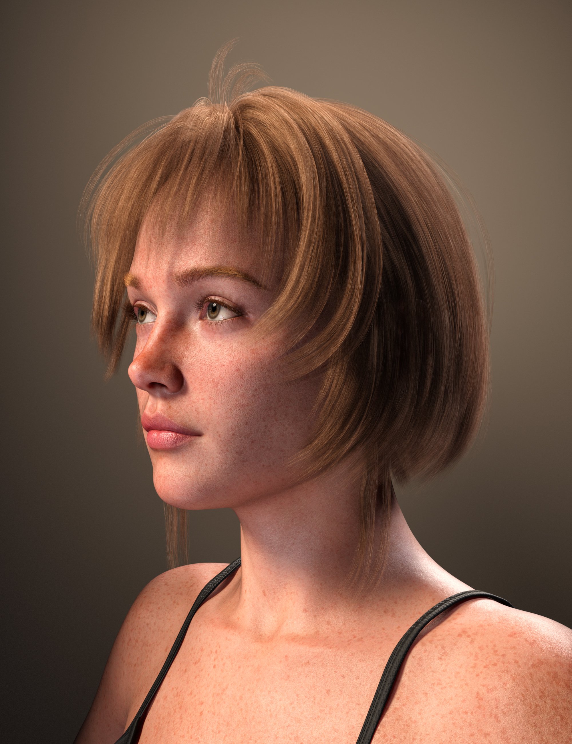  FE Cute Dynamic Short Hair for Genesis 9 | Daz 3D