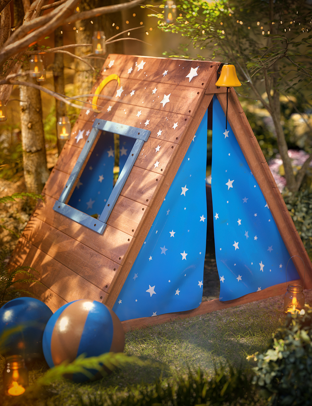 TF Playground Tent by: Tooth Fairy, 3D Models by Daz 3D