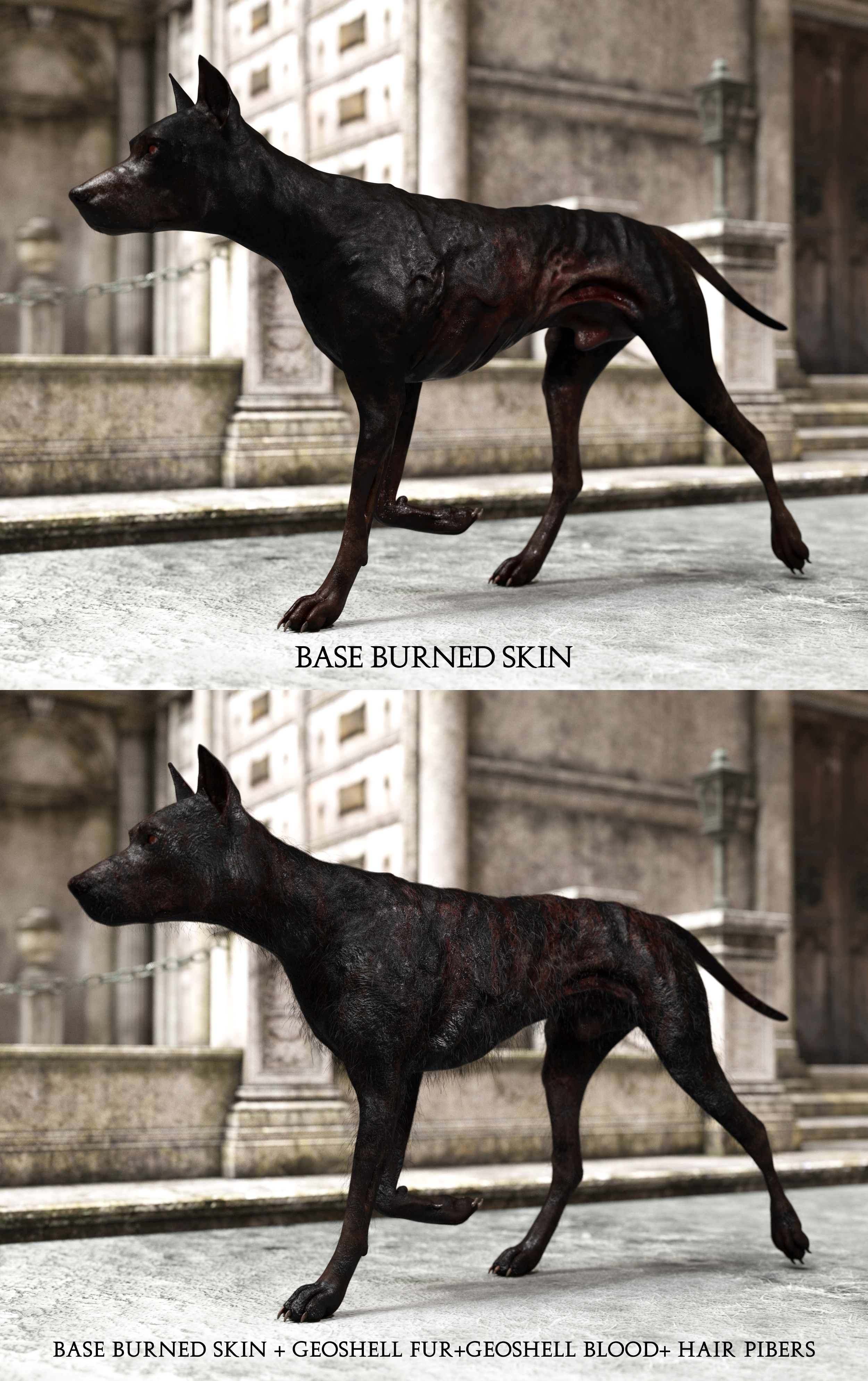 Death Dog for Dog 8 Daz 3D