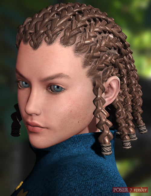 Caleb Hair by: AprilYSH, 3D Models by Daz 3D