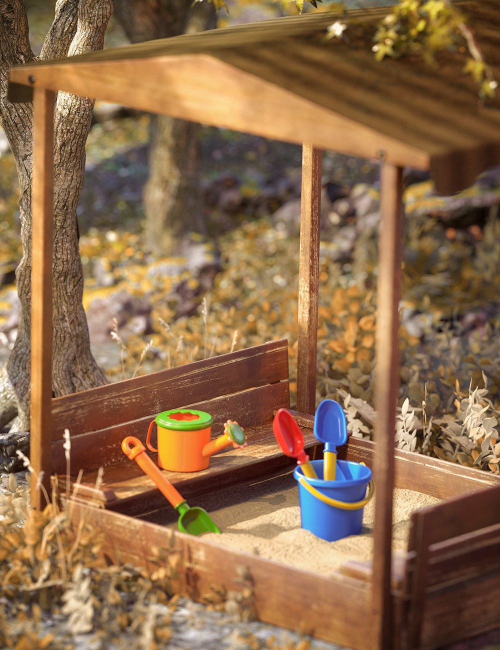 TF Playground Sandbox and Toys by: Tooth Fairy, 3D Models by Daz 3D