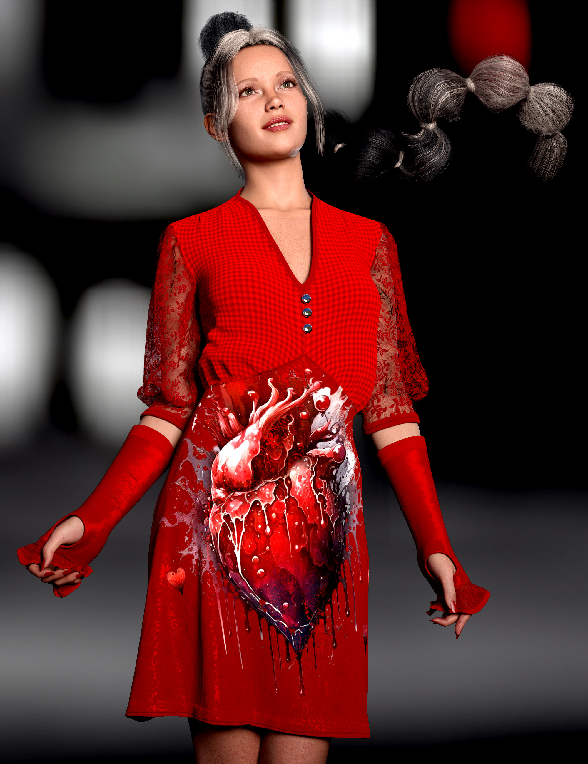dForce Felicity Outfit for Genesis 9 by: Nelmi, 3D Models by Daz 3D