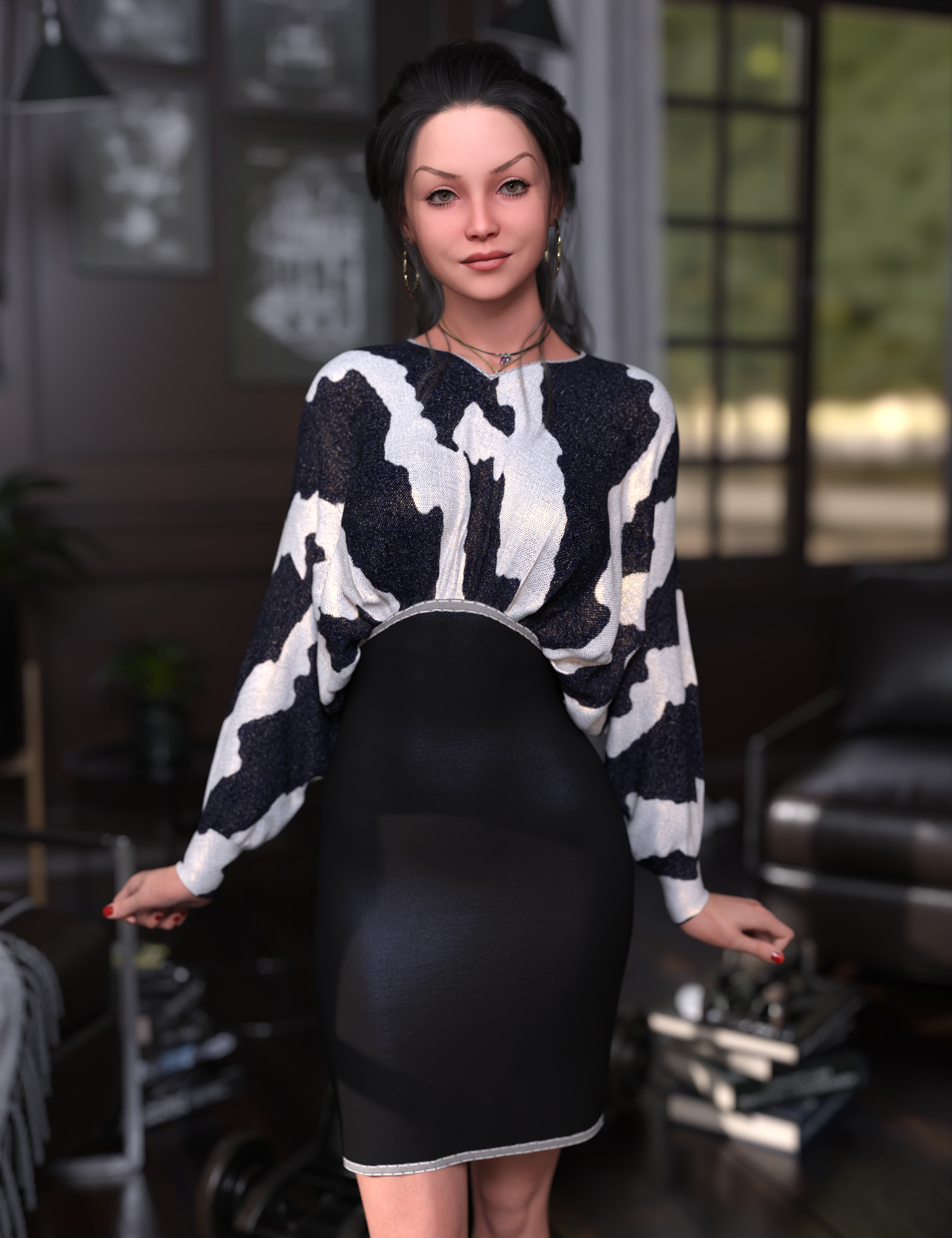 E3D ModelLady Poses for Genesis 9 and 8 Female by: Exart3D, 3D Models by Daz 3D