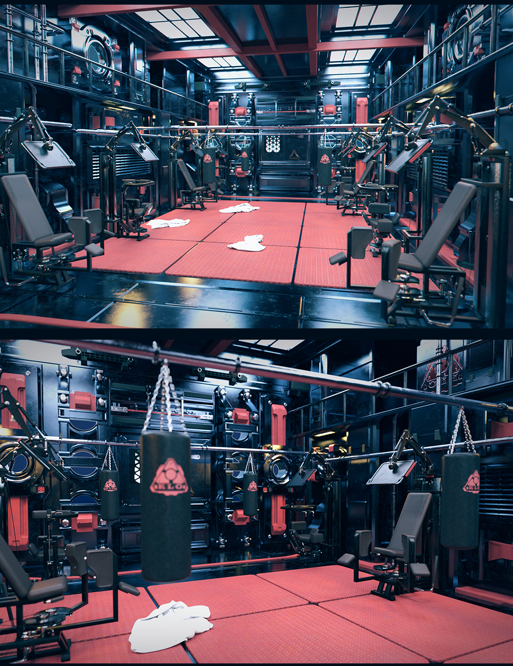 Star Frontier Academy Training Center by: Polish, 3D Models by Daz 3D