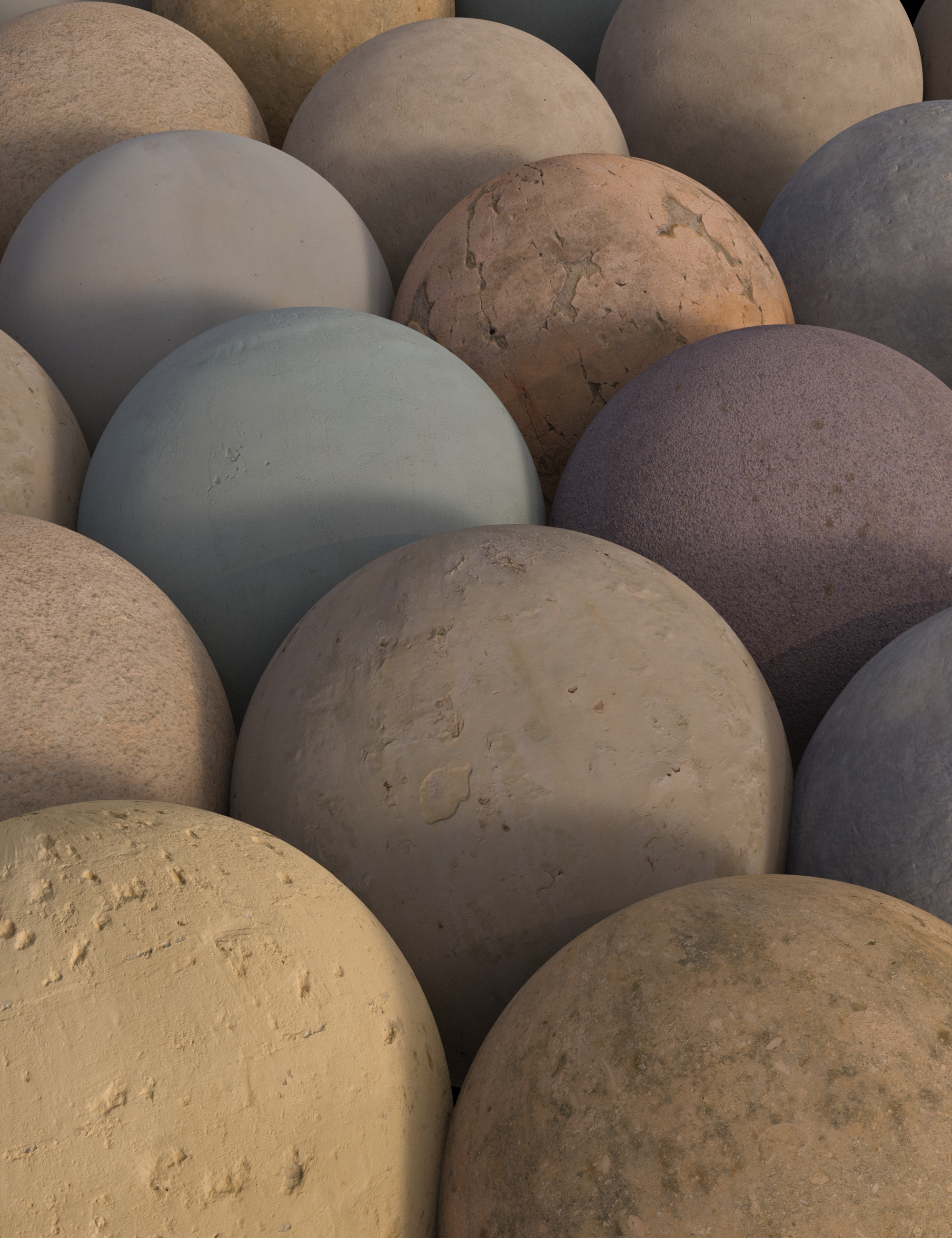 PBR Scanned Concrete Shaders Vol 1 by: FastTrackStudio, 3D Models by Daz 3D