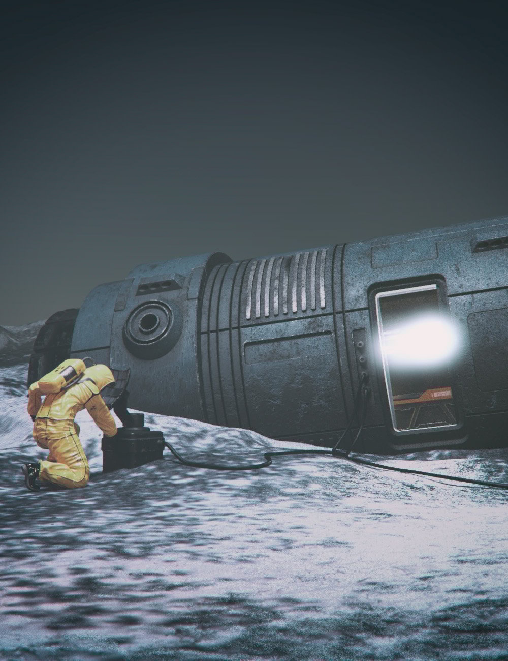 SF Crash Site by: Mely3D, 3D Models by Daz 3D