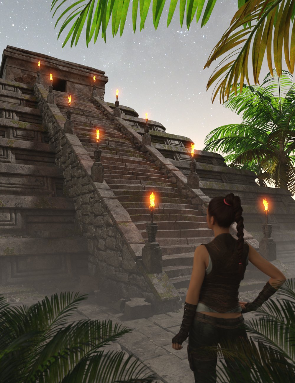 Aztec Pyramids 1 | Daz 3D