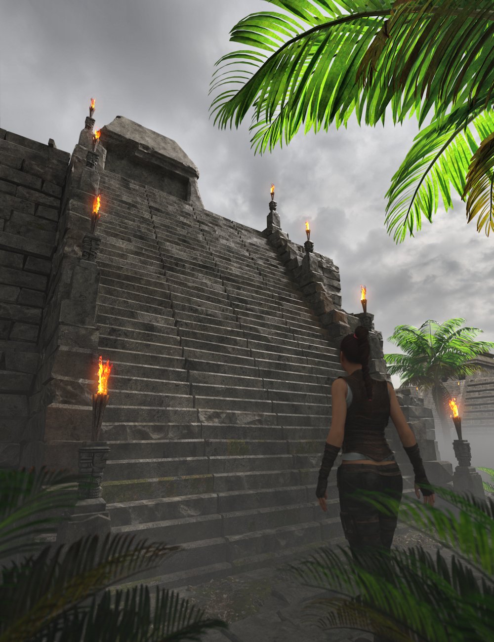 Aztec Pyramids 2 | Daz 3D