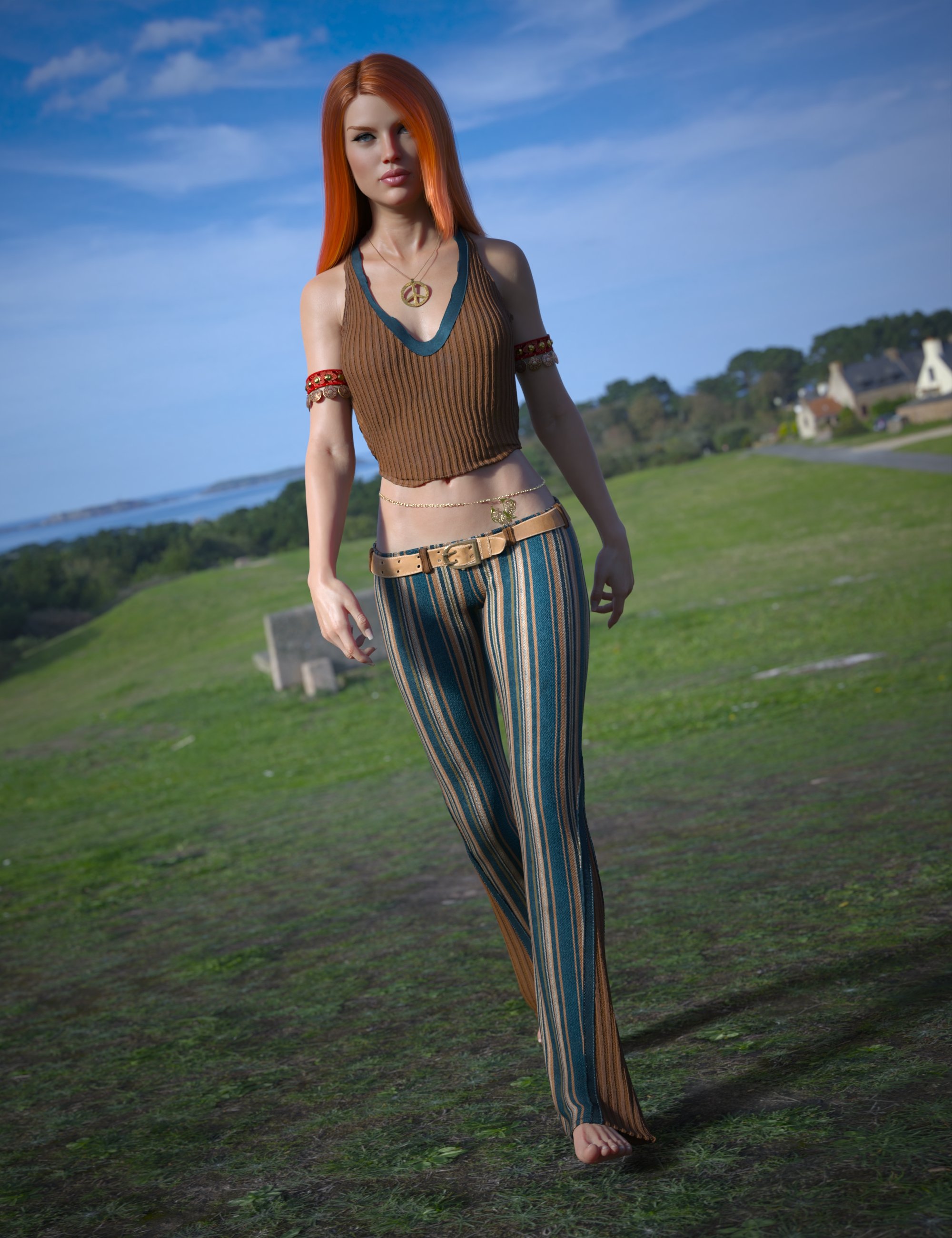 UltraHD Iray HDRI With DOF - Top of the hill by: Bob CallawahCake One, 3D Models by Daz 3D