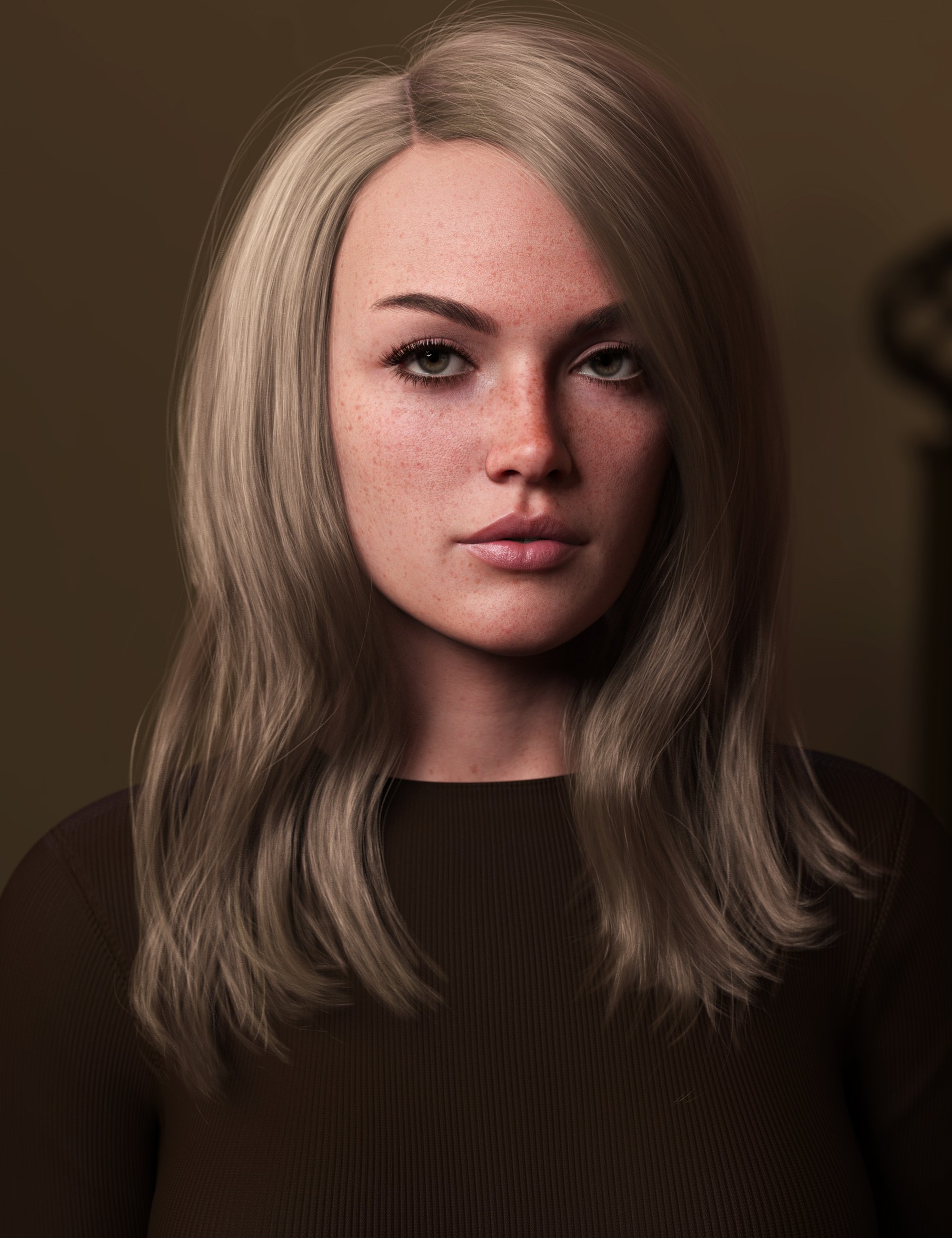 Autumn Style Long Hair for Genesis 9 by: outoftouch, 3D Models by Daz 3D