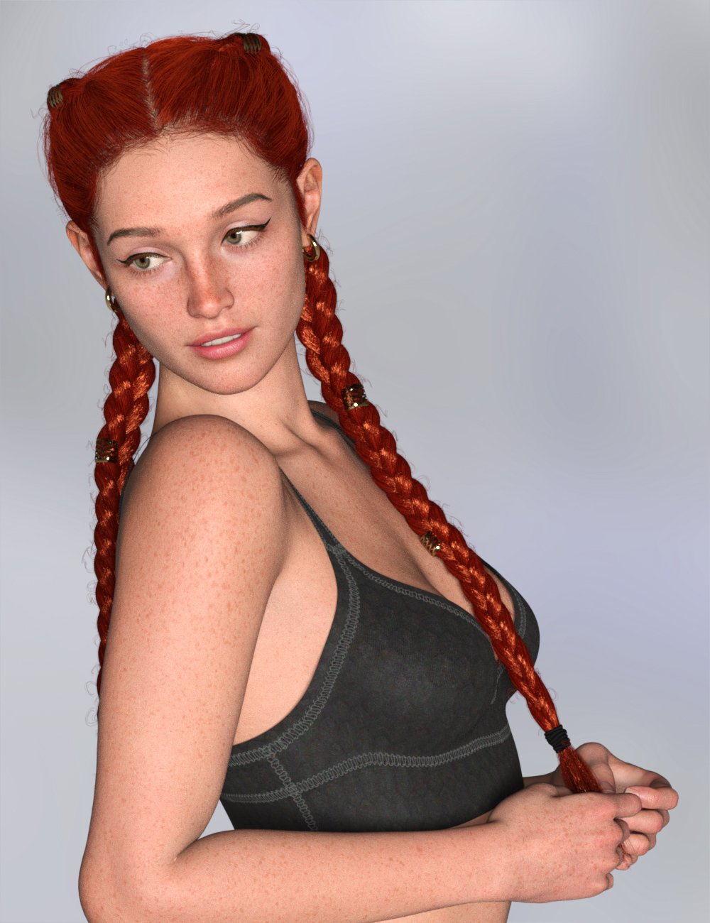  MRL Dutch Braids for Genesis 9 | Daz 3D