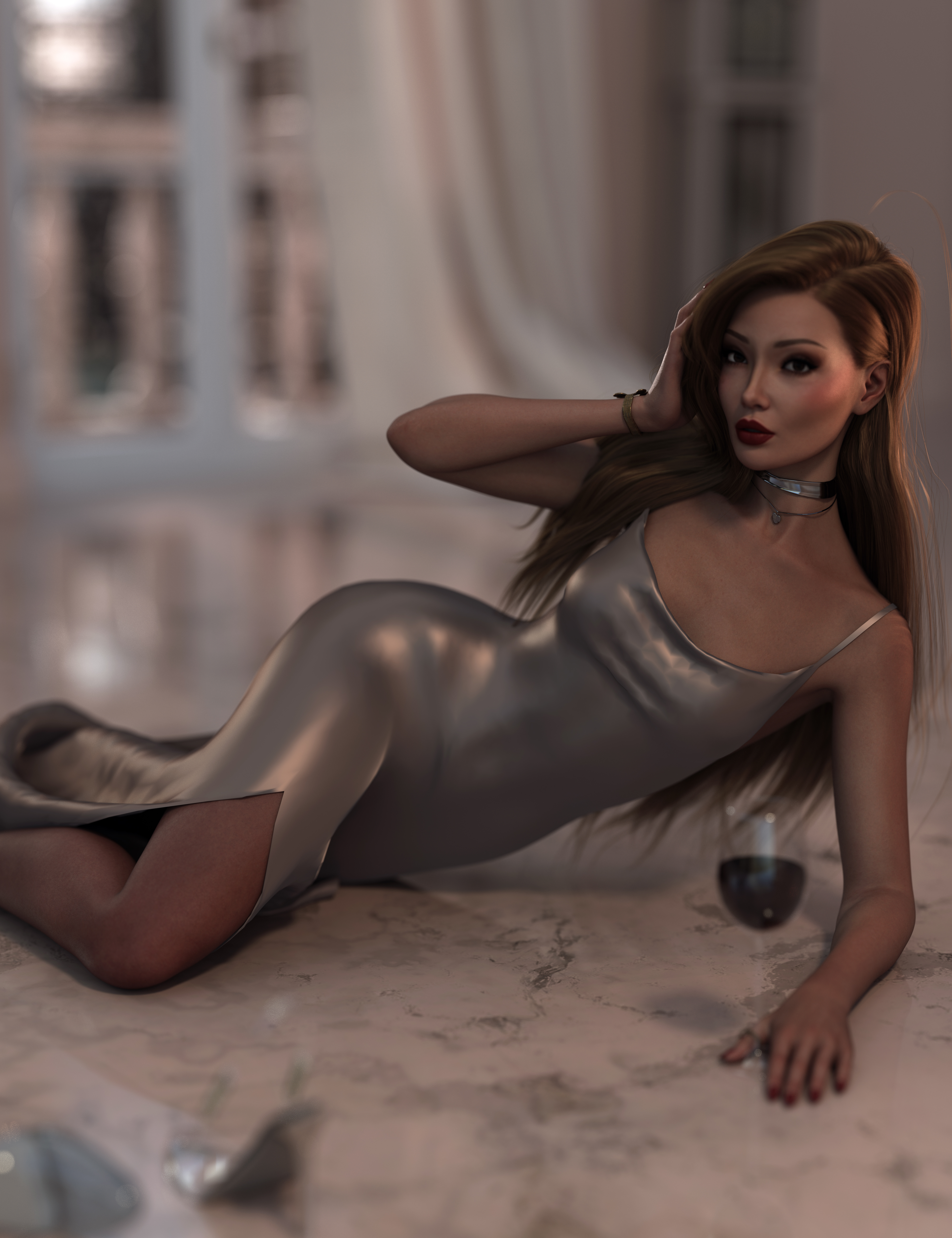 Floor Muse Sexy Poses for Genesis 9, 8 and 3 by: 3D Sugar, 3D Models by Daz 3D